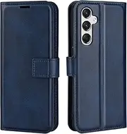 Flip Case for Samsung A15 Wallet PU Leather Magnetic Protective Cellphone Case for Samsung Galaxy A15 5G 4G LTE Folio Book Cover with Stand (Blue)