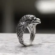 Handmade 925 Sterling Silver Eagle Head Ring - Majestic Bird Jewelry