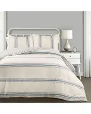 Lush Decor Fashion Farmhouse Stripe Comforter