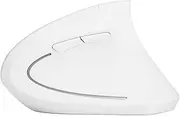 Vertical Wireless Mouse,2.4GHz Optical 1600DPI Ergonomic Vertical Gaming Mouse with Non-delay for PC/Laptop 98/2000/ ME/XP/Vista/ Win7/ 10/ for MAC OS (White)