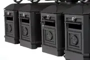 Locking QUADRUPLE Mailbox Premium Secure Cast Aluminum by Better Box Mailboxes