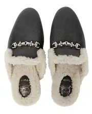 Christian Louboutin Shoes Slippers Woolito Shearling Loafers Flats Mules