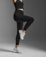 Flex Drawcord Tight, 2XU, S, Black/Black, Female