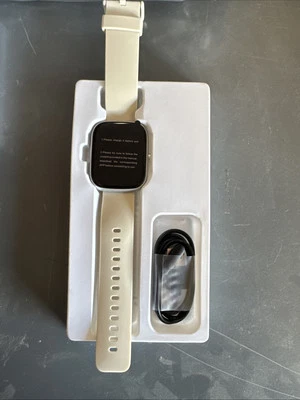 T60 White Touch Screen Fitness Tracker Wireless Bluetooth Smart Watch