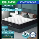 ALFORDSON Mattress Double Bed Euro Top Spring Foam Bedding 23CM Medium Firm