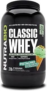 NutraBio Classic Whey - (Pistachio Delight) (2 Pound)