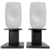 Rockville 8” Black Studio Monitor Speaker Stands For Genelec 8351A Monitors