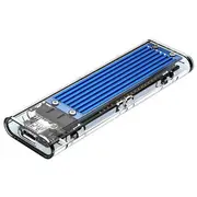 Orico USB 3.1 Type C Gen 2 M.2 Enclosure Transparent Blue