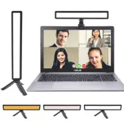WS66 USB LED Video Light Computer Monitor Light Fill Light + Tripod Lighting Kit