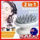 Shampoo Scalp Head Shower Scrubber Massage Clean Scrub Hair Brush Comb CF