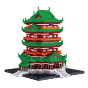 Catzon 3321 Pcs Micro Mini Blocks Tengwang Pavilion Model for Adults Kids