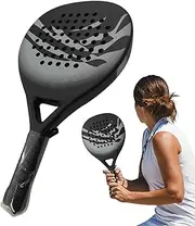 Paddel Racquet - Paddle Tennis Racket Carbon Fiber | Paddle Racket, Lightweight Sports, Outdoor Tennis Gear, Gear for Women Men Mother Dad Father