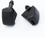 ZAPYVET 2X Front Windscreen Washer Jets Spray Washer Nozzle Jet Without Heated Set, for Skoda, Roomster 5J 06-15 5J0955986 windscreen Washer Jet Automotive Wiper Spray Nozzle