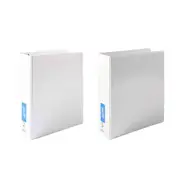 Bantex Insert Binder 65mm A4 (White) - 2 D-ring