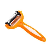 4Pcs Three-In-One Multifunction Practical Kitchen Peeler Knife Double Side Gadget Vegetable Fruit Parer Slicer Cutter Shredder