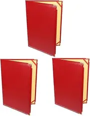 Parliky 3pcs Portfolio Folder for Documents Office Document Organizer Business Folder Interview Portfolio Simple and Elegant