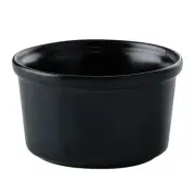 G.E.T. PP1941807324 Corona Cosmos Pluto Black Porcelain 6.4 oz. Ramekin - 2 Doz