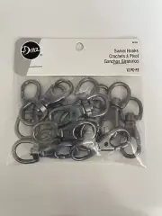 Dritz Swivel Hooks 12pc bk153 Gunmetal