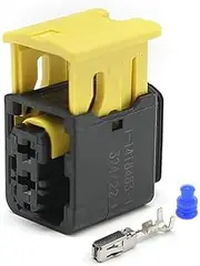 BIZOCA 2Pin 1-1418483-1 Waterproof Automotive Connectors 2.8mm Heavy Duty Sealed Connectors Series Additional Terminal and Seal(1-1418483-1)