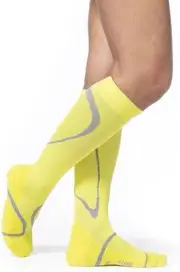 Sigvaris Motion High Tech Knee-High Socks, Long, Limeade, 20-30mmHg (Size: XL X-