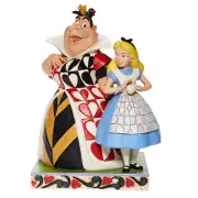 Jim Shore Disney Traditions - Alice in Wonderland - Alice & Queen of Hearts Stat