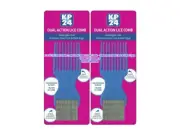 2 x KP24 Dual Action Long Tooth Head Lice Comb - Removes Head Lice & Their Eggs