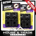 Ratsak Mouse Trap 4 Pack Plastic Serrated Jaws 54622-4