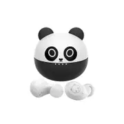 TWS Wireless Bluetooth Earphones HIFI Stereo Mini Wireless Headphones Cute Appearance with Earplugs - White