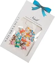 Happyyami Creative Nail Art Charms for DIY Manicure Cute Cartoon Girl Bubble Blowing Design Safe Durable Supplies for Unique Nail Decoration for Family Gatherings and Fun Nail Art