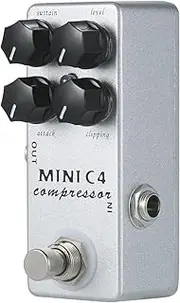xinyee Mini C4 Compressor Guitar Effect Pedal True Bypass