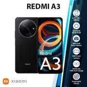 Redmi A3 Android Cell Phone (Black/3GB+64GB/Dual SIM/Unlocked/Octa Core)