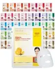 DERMAL 39 Combo Pack A Collagen Essence Korean Face Mask - Hydrating & Soothi...