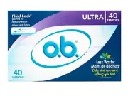 o.b. Tampons Ultra No Applicator, Unscented - 40ct