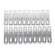 3 Sets Stainless Steel Clothes Pegs Hanging Pins Laundry Household Clamps Clamping Tools
