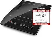 CASO Maitre 2400 Mobile Induction Hob SmartControl on 12 Levels 60-240°C Timer up to 180 Minutes Pots up to 26 cm 2400 Watt Glass Ceramic