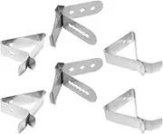 6Pcs Food Grade Stainless Steel Temperature Probe Holder Clips for Coffee and Milk Practical Thermometer Clip for Hot Liquids Easy to Use Lightweight Design