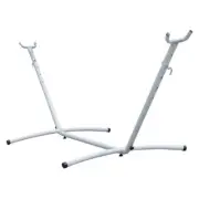 10ft Universal Steel Hammock Stand in White - Free Standing Hammock Stand
