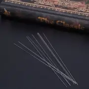 10Pcs Big Eye Curved Beading Needles for Bead Spinner Flexible Durable Threading
