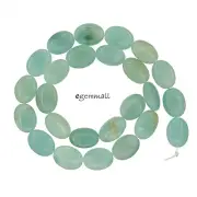 16" Blue Amazonite Puffy Oval Beads 12x16mm #71104