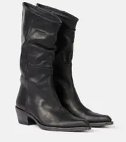 [Khaite] Khaite Clive 25 leather boots AU 6.5 black