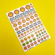 1/43 rd scale diecast 'Vintage Classic race' style CODE 3 stickers decals SET 2