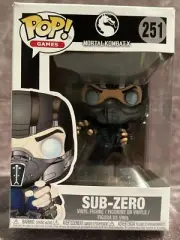 Funko POP! Games Mortal Kombat X Sub-Zero #251 W/Protector, 2017 Released Date!!