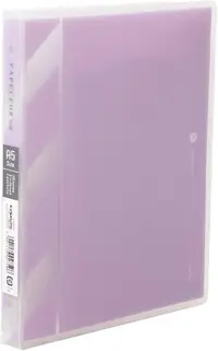 在飛比找誠品線上優惠-KYOKUTO A5 20孔半透明彩色資料夾/ 粉紫