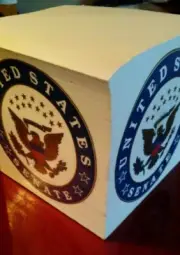 United States Senate Paper Cube 4" x 4" x 4"