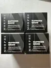 4xNEW in Box Morphe Cosmetics Clear Supreme Brow Sculpting & Shaping Wax 0.21 oz