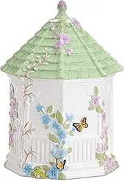 Lenox Butterfly Meadow Figural Gazebo Cookie Jar, 10-Inch, White