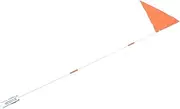 Kisangel Car Flag Accessories Heavy Duty Bike Flag Fiberglass Pole Easy Installation Random Color
