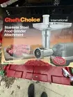 Chef'schoice 797 Food Grinder Attachment One Size Stainless Steel