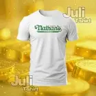 SHIRT Nathan's Famous Hot DoG logo FUNNY T-Shirt S-5XL Made in USA