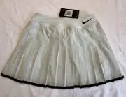 Nike Power Dri-Fit Pleated Green Tennis Skort Women’s Size XS NWT!